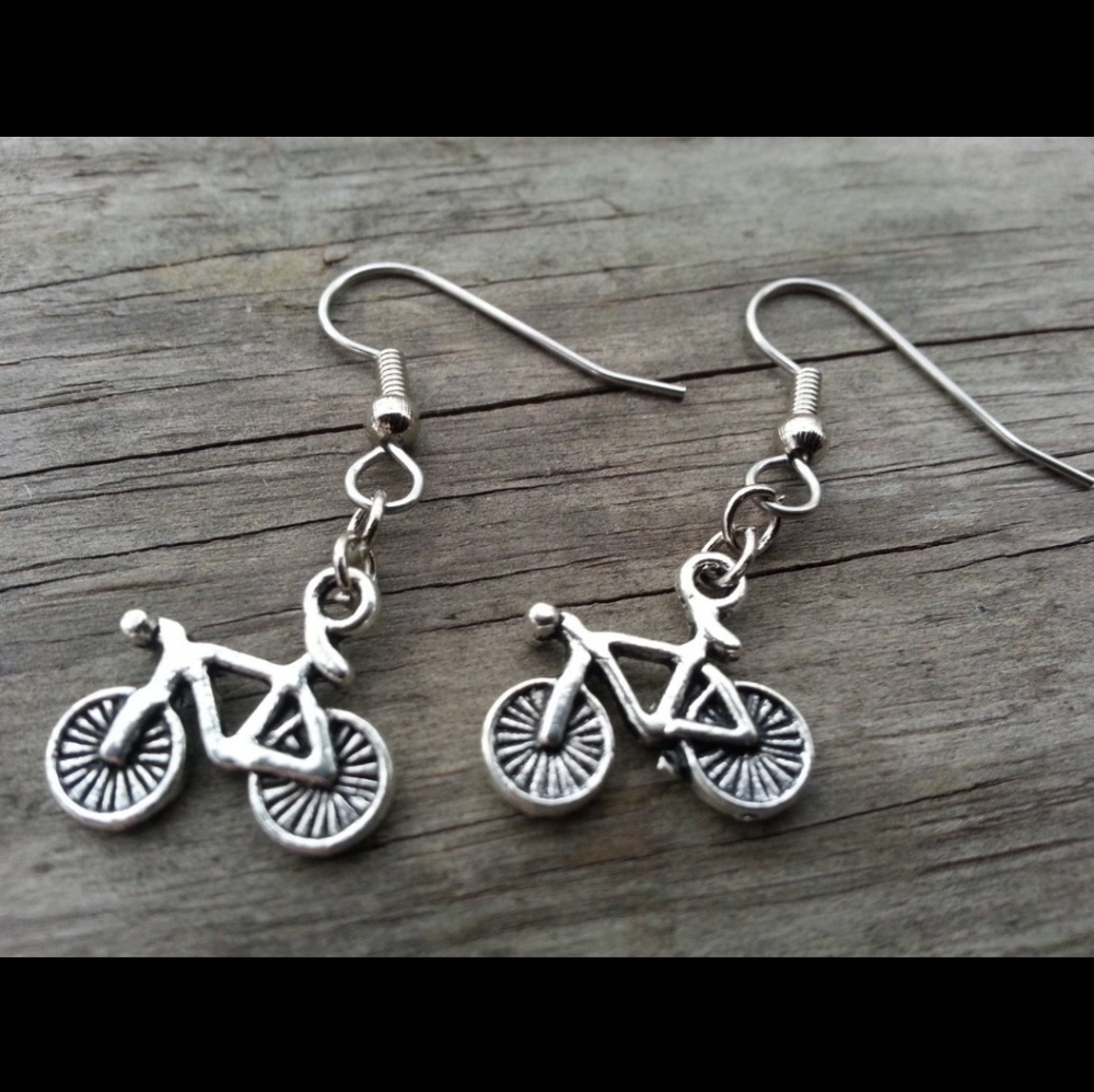 Bike Bicycle Earrings Bike Earrrings